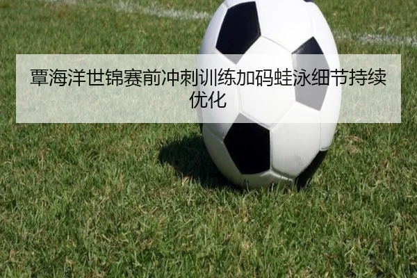 覃海洋世锦赛前冲刺训练加码蛙泳细节持续优化